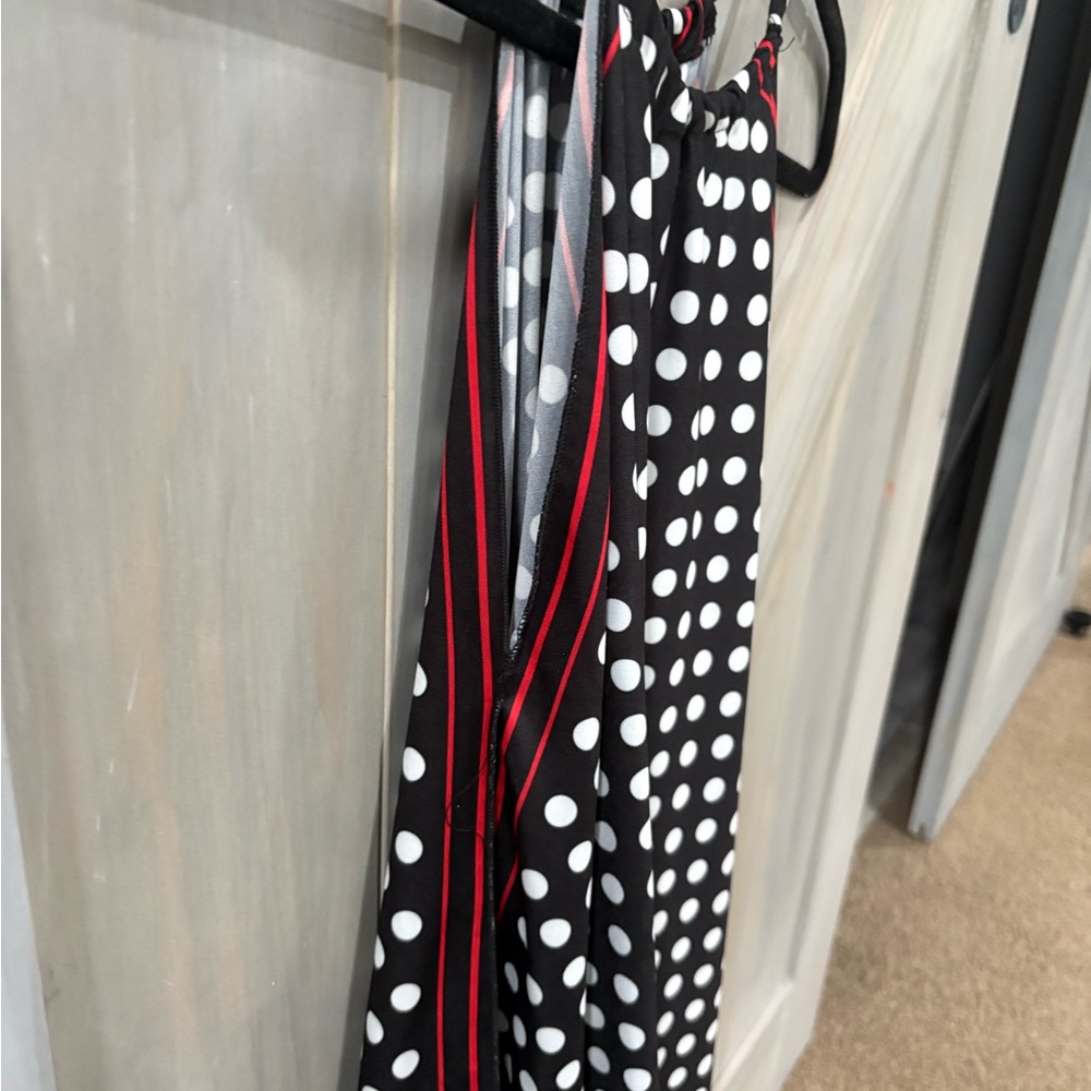 Zara Black and Red Polka Dot Tank Top - Picture 8 of 8